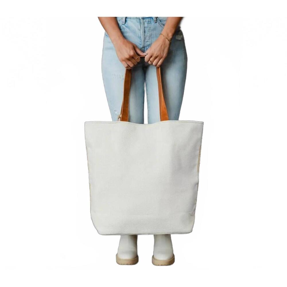 NEW PANACHE APPAREL sandstone tote in beige